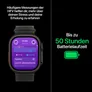 Apple Watch Ultra 4 GPS + Cellular 49mm Black Titanium Gehäuse mit Black Titanium Milanese Loop - L