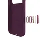 Vonmählen Soft Silicone Case 2 für iPhone 18 Pro Burgundy