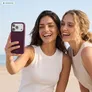 Vonmählen Soft Silicone Case 2 für iPhone 18 Pro Burgundy