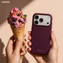 Vonmählen Soft Silicone Case 2 für iPhone 18 Pro Max Burgundy
