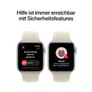 Apple Watch SE 3 GPS 40mm Starlight Aluminium Case with Sand Sport Band - M/L