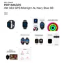 Apple Watch SE 3 GPS 40mm Midnight Aluminium Case with Navy Blue Sport Band - M/L