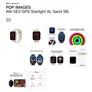 Apple Watch SE 3 GPS 44mm Starlight Aluminium Case with Sand Sport Band - M/L