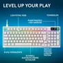Logitech G Gaming Set G316 X 98 & G305 X SUPERLIGHT – RGB Tastatur + Wireless Gaming Maus, Weiß