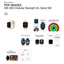 Apple Watch SE 3 GPS + Cellular 40mm Starlight Aluminium Case with Sand Sport Band - M/L