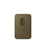 Apple Original iPhone Feingewebe Wallet mit MagSafe - Dunkeloliv