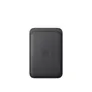 Apple Original iPhone Feingewebe Wallet mit MagSafe - Schwarz