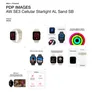 Apple Watch SE 3 GPS + Cellular 44mm Starlight Aluminium Case with Sand Sport Band - M/L