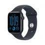 Apple Watch SE 3 GPS + Cellular 44mm Midnight Aluminium Case with Navy Blue Sport Band - M/L