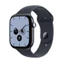 Apple Watch Series 12 GPS + Cellular 46mm Night Blue Ceramic Case with Navy Blue Sport Band - S/M