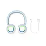 Philips TAK4200BL/00 kabellose und kabelgebundene On-ear Kopfhörer USB-C Bluetooth hellblau/weiß