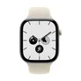 Apple Watch Series 12 GPS + Cellular 46mm Pearl White Ceramic Case with Sand Sport Band - M/L