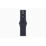 Apple Watch Series 12 GPS + Cellular 42mm Natural Titanium Case with Navy Blue Sport Band - M/L