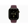 Apple Watch Series 12 GPS + Cellular 46mm Radiant Gold Titanium Case with Burgundy Sport Band - S/M