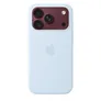 Apple Original iPhone 18 Pro Max Silikon-Case mit MagSafe - Crisp Blue