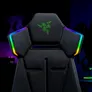 Razer Soma Chroma RGB Gaming-Stuhl, kabellos, Chroma RGB, HyperSpeed Wireless, Bluetooth, ergonomische Lordosenstütze, bis 150 kg, Schwarz