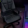 Razer Soma Chroma RGB Gaming-Stuhl, kabellos, Chroma RGB, HyperSpeed Wireless, Bluetooth, ergonomische Lordosenstütze, bis 150 kg, Schwarz
