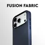 CARE by PanzerGlass Fusion Fabric Case Blau m. MagSafe iPhone 18/17 Pro Max