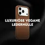 CARE by PanzerGlass Solo Vegan Leather Case Braun m. MagSafe iPhone 18/17 Pro