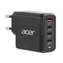 Acer 100W GaN USB-C Schnellladegerät ZL.ADTCC.00L | 3x USB-C, 1x USB-A, Power Delivery, 4 Geräte gleichzeitig