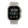 Apple 49mm Ocean Armband Halbtransparentes Grau - Titan Natur
