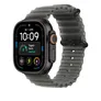 Apple 49 mm Ocean Armband Halbtransparentes Schwarz - Titan Schwarz