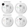 Ei Electronics Ei208D Kohlenmonoxidmelder, CO-Melder mit LCD-Display und Batterie für 10 Jahre, Stand-alone-Gerät, weiß
