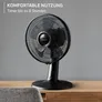 Rowenta VU2750F0 Turbo Silence Extreme+ Tischventilator schwarz