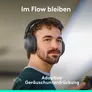 Logitech Zone Vibe Pro Bluetooth Headset mit ANC | 3 KI-Mikrofone | Multipoint Bluetooth 5.2 | Bis zu 66 Stunden Akkulaufzeit | USB-C | Grafit