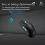 ASUS ROG Harpe Ace Aim Lab Edition Gaming Maus kabellos | 54 g Ultra-Leicht | 36.000 DPI AimPoint Sensor | Tri-Mode Wireless | Esports Maus für FPS-Gaming, Schwarz