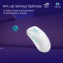ASUS ROG Harpe Ace Aim Lab Edition Gaming Maus kabellos | 54 g Ultra-Leicht | 36.000 DPI AimPoint Sensor | Tri-Mode Wireless | Esports Maus für FPS-Gaming, Weiß