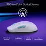 ASUS ROG Harpe Ace Aim Lab Edition Gaming Maus kabellos | 54 g Ultra-Leicht | 36.000 DPI AimPoint Sensor | Tri-Mode Wireless | Esports Maus für FPS-Gaming, Weiß