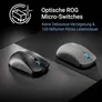 ASUS ROG Harpe Ace Mini Wireless Gaming Maus | 49 g Ultraleicht | 42.000 DPI AimPoint Pro Sensor | Tri-Mode | Bluetooth | 2,4 GHz | Esports Gaming Maus, Schwarz