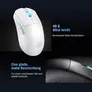 ASUS ROG Harpe Ace Mini Wireless Gaming Maus | 49 g Ultraleicht | 42.000 DPI AimPoint Pro Sensor | Tri-Mode | Bluetooth | 2,4 GHz | Esports Gaming Maus, Weiß