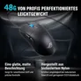 ASUS ROG Harpe II ACE Wireless Gaming Maus schwarz | 48 g Ultralight | 42.000 DPI | 8K Polling Rate | Bluetooth, RF & USB, Schwarz