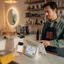 SumUp POS Register Kassensystem mit 2 Displays, integriertem Kartenterminal, Touchscreen & TSE