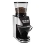 Melitta Calibra 1027-01 Elektrische Kaffeemühle mit integrierter Waage Schwarz/ Edelstahl