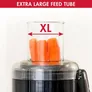 Magimix Juice Expert 3 Entsafter & Zentrifugal-Entsafter 2-in-1 400W Full Black mit XXL-Einfüllschacht