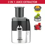 Magimix Juice Expert 3 Entsafter & Zentrifugal-Entsafter 2-in-1 400W Full Black mit XXL-Einfüllschacht