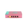 WeAreRewind Tragbarer Kassettenspieler mit Bluetooth Edith Pink