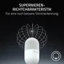 Razer Seiren V3 Mini USB-Mikrofon Weiß | 14-mm-Kondensatorkapsel, Supernierencharakteristik, Tap-to-Mute, 96 kHz, Plug & Play