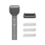 Laifen T1 Pro Elektrorasierer mit Linearmotor aus Aluminium – USB-C Rasierer & Barttrimmer Set, IPX7, 12.000 CPM; Alu grau