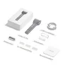 Laifen T1 Pro Elektrorasierer mit Linearmotor aus Aluminium – USB-C Rasierer & Barttrimmer Set, IPX7, 12.000 CPM; Alu grau