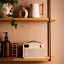 Pure Bloom Radio mit Bluetooth DAB+/UKW IPX5 portabel, mit Akku, sand
