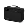 Pure Bloom Radio mit Bluetooth DAB+/UKW IPX5 portabel, mit Akku, schwarz