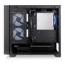 Thermaltake Arctus 190 TG ARGB Gaming PC Gehäuse Micro-Tower Black Seitenfenster