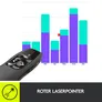Logitech Wireless Presenter R400 mit rotem Laserpointer, 15 m Reichweite, USB Plug & Play, kabellose Präsentationsfernbedienung