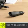 Logitech Wireless Presenter R400 mit rotem Laserpointer, 15 m Reichweite, USB Plug & Play, kabellose Präsentationsfernbedienung
