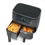 Ninja Dual Zone Heißluftfritteuse 7,6 L metallic grau