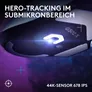 Logitech G G502 X LIGHTSPEED Wireless Gaming Maus Schwarz – HERO 44K Sensor, LIGHTFORCE Switches, 13 Tasten, USB-C, 140 Std. Akkulaufzeit
